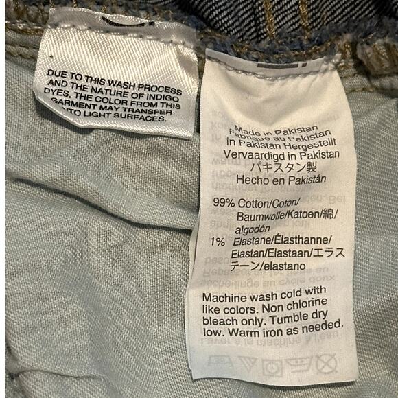 J. Crew Mercantile Women Size 32 Cutoff Denim Stretch Raw Hem Jean Shorts - Picture 6 of 8